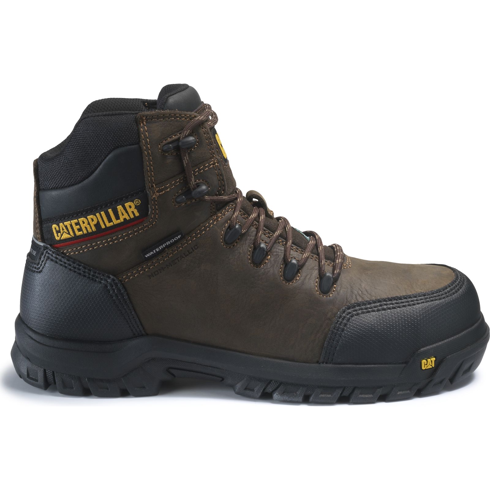 Caterpillar Boots Pakistan - Caterpillar Resorption Ct Wp Csa Mens Work Boots Brown (768342-UHP)